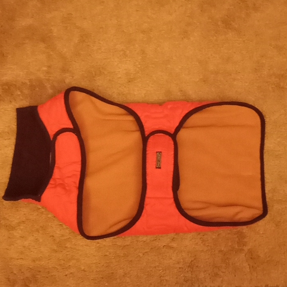 Pup Crew orange size XL dog coat used - Picture 3 of 6